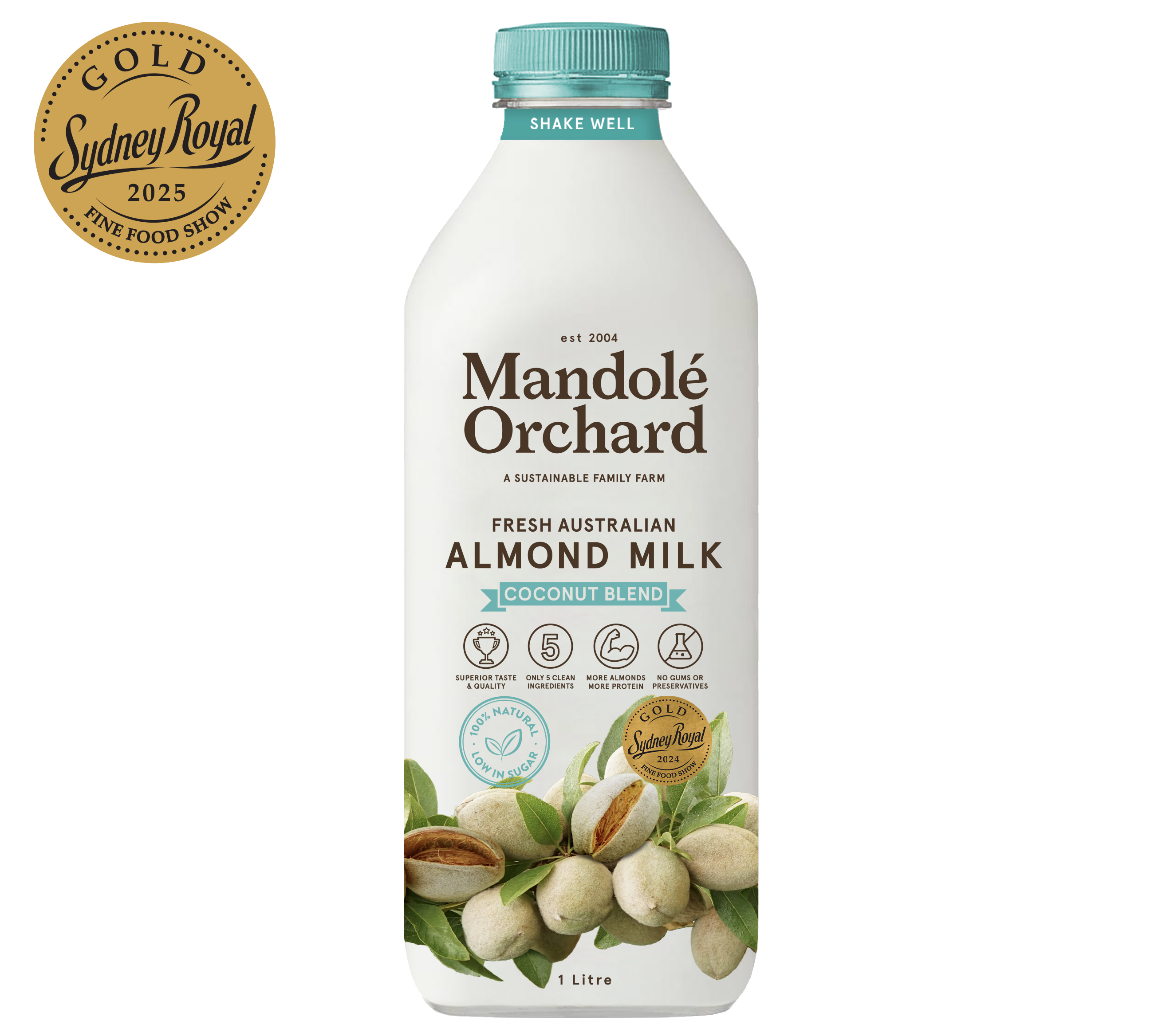 Fresh Australian Almond & Coconut Milk