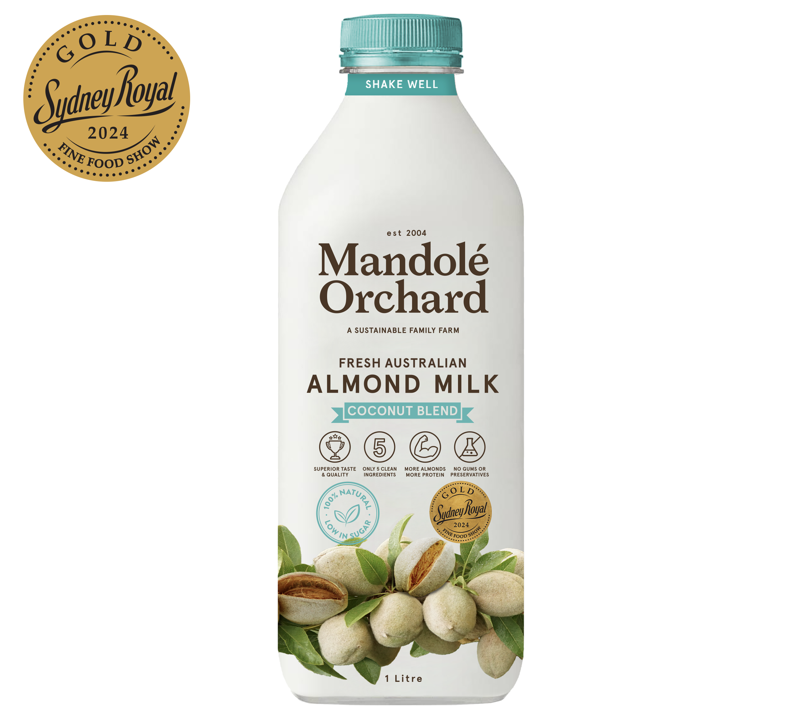 Fresh Australian Almond & Coconut Milk