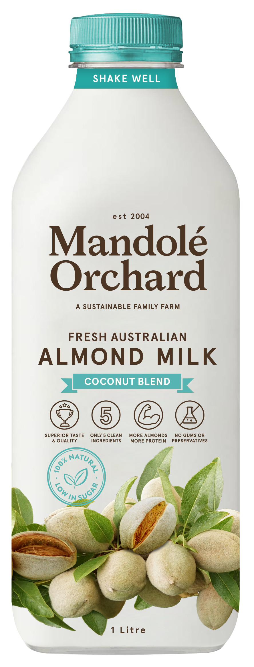 Fresh Australian Almond & Coconut Milk