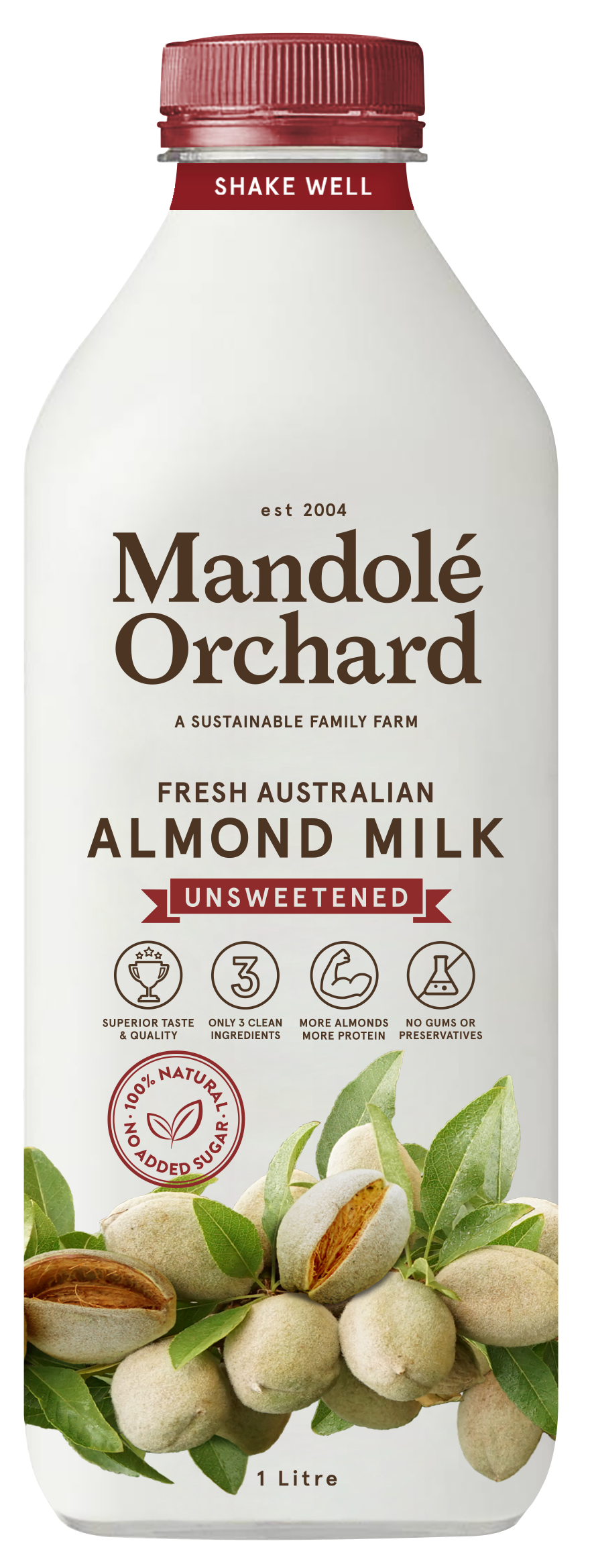Fresh Australian Unsweetened Almond Milk