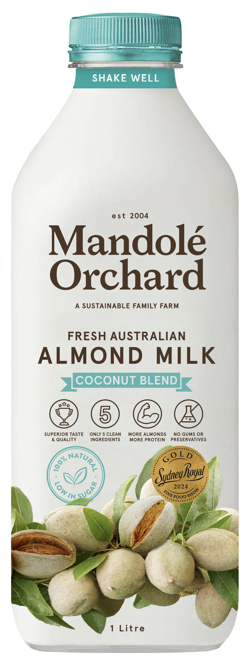 Fresh Australian Almond & Coconut Milk