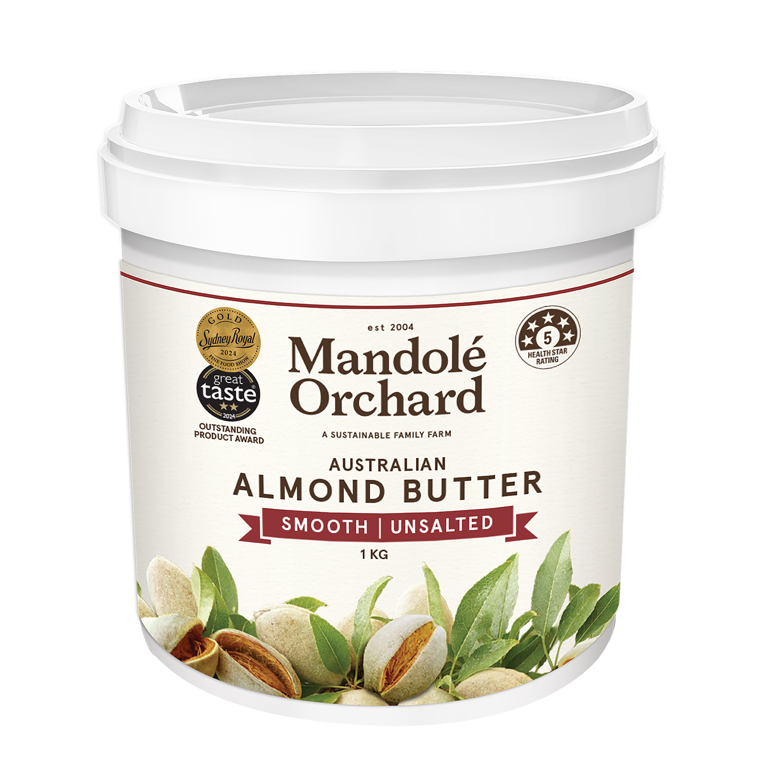 Smooth Unsalted Australian Almond Butter