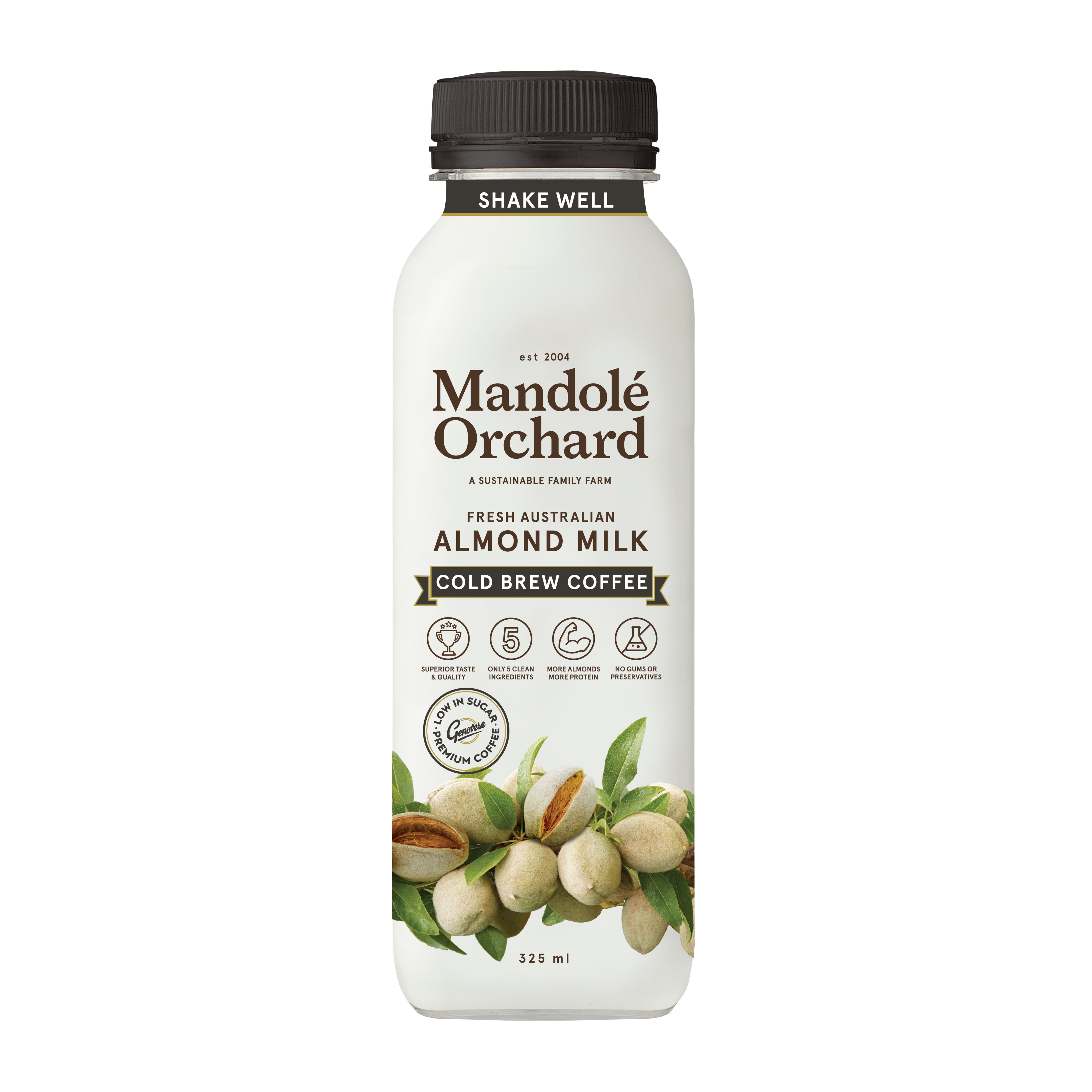 Fresh Australian Almond Milk Cold Brew Coffee