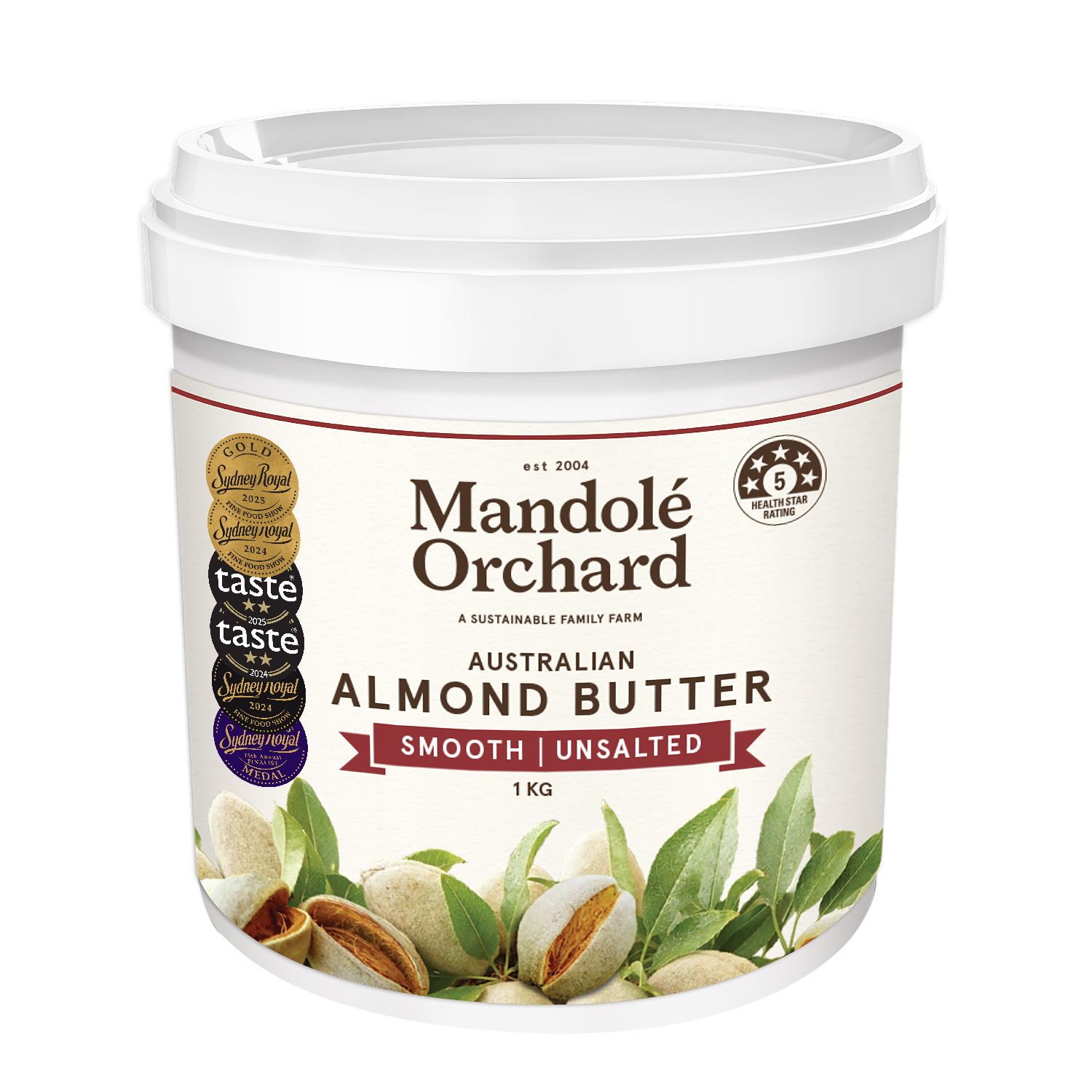 Smooth Unsalted Australian Almond Butter