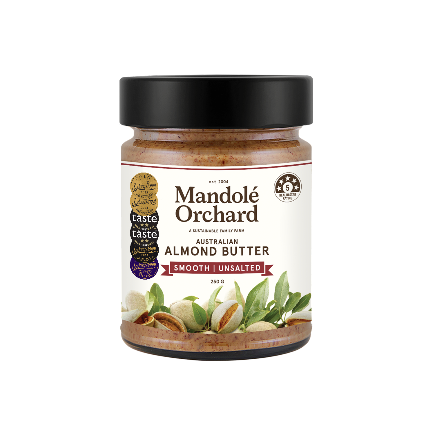 Smooth Unsalted Australian Almond Butter